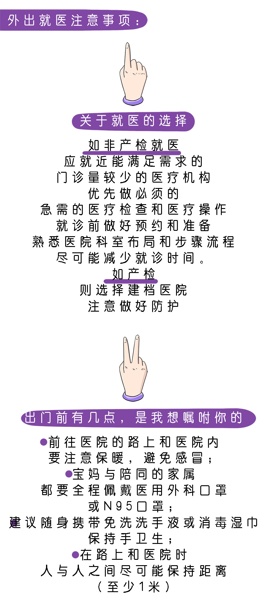 新型冠状病毒感染疫情期间孕妇外出就医注意事项